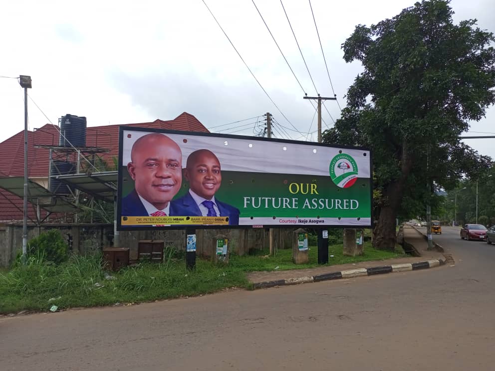 Political Campaign Banners sample in enugu