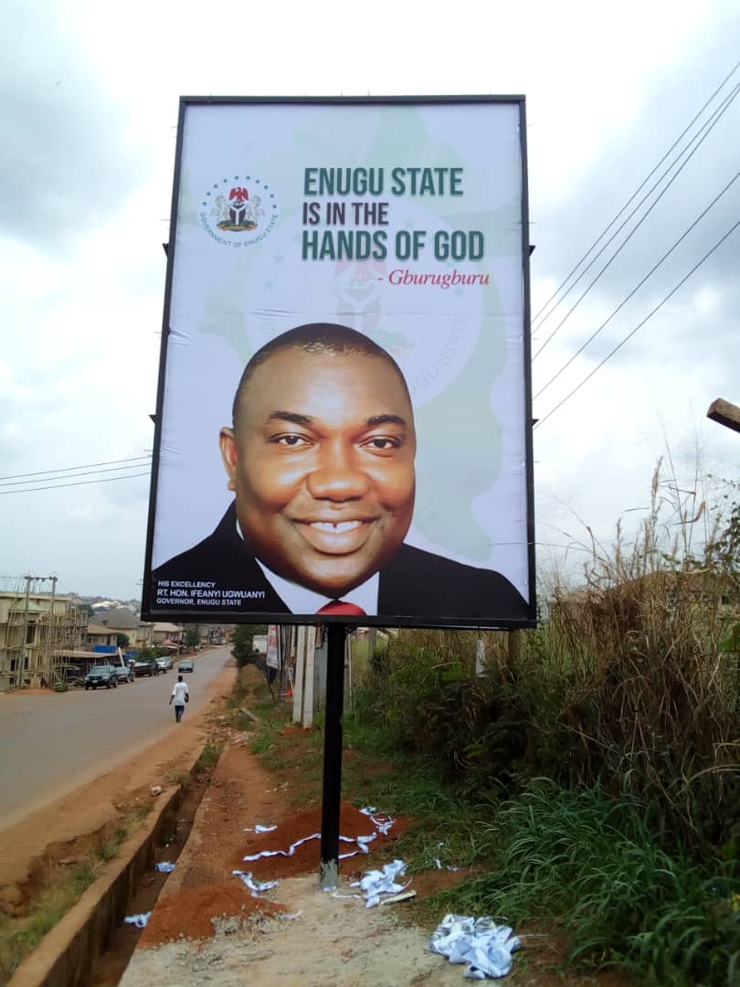 Flex banner printing sample in Enugu