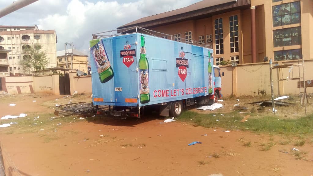 Flex banner printing sample in Enugu