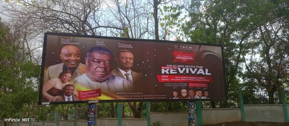 Flex banner printing sample in Enugu