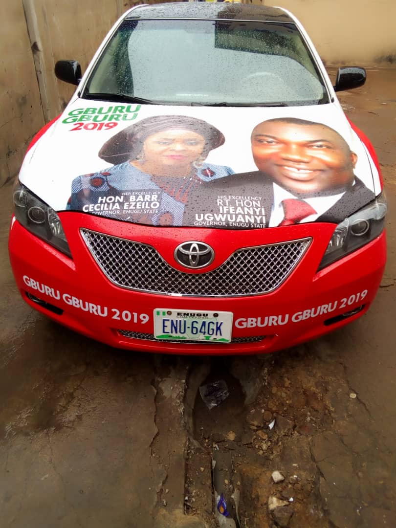 Flex banner printing sample in Enugu