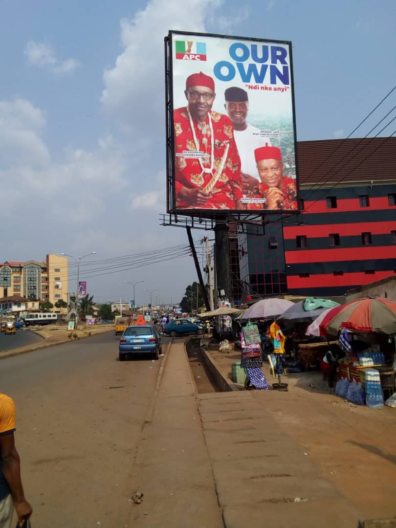 Flex banner printing sample in Enugu